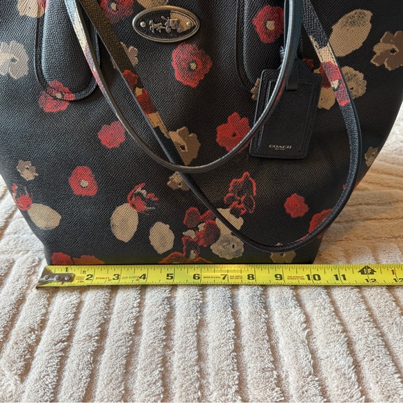 Coach Abstract Floral Taxi Tote - Picture 8 of 14